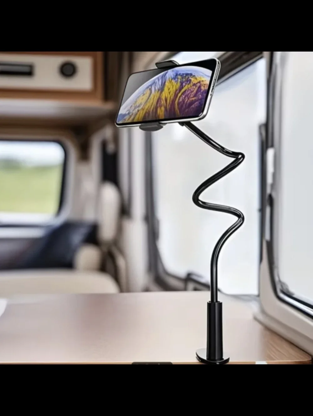 Flexible Gooseneck Phone Holder Stand – Adjustable 360° Long Arm Mount
